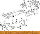 Gm Oem 16-19 Cruze Exhaust Components-catalytic Cnvrtr Hanger 13453329 New. Price: $38.77.