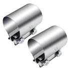 Dianrui 2PCS Butt Joint Stainless Steel Clamp BAND,2.25" 2.25", Silver New. Price: $27.58.