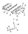 Genuine Mopar Screw 5072688AA New. Price: $16.48.
