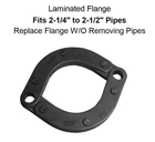 Nickson 00149 2.25-2.5IN Split Exhaust Flange Bolt 0.25IN Thick Natural New. Price: $17.91.