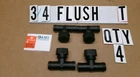 3/4 Coolant Flush Tee's Qty New. Price: $5.00.