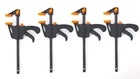 Vct 4PC Woodworking Bar Furniture Handwork Tool F-clamp 4IN Quick ... New. Price: $18.48.