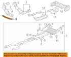 Gm Oem 16-20 ATS,CAMARO,CT6 Exhaust System Components-bracket 23418464 New. Price: $74.19.