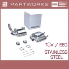 Muffler For Porsche 996 Carrera Sport Exhaust Stainless Steel + With Accessories Neu. Price: $1270.71.