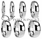 Stainless Steel Ring High Polish Wedding Band Size 3.5 To 14.5 New. Price: $9.99.