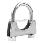 304 Stainless Steel U-bolt Muffler/exhaust Clamp Band 1.5" New. Price: $13.52.