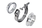 Hps Stainless Steel 2" (51MM) V Band Clamp Kit, Aluminum Flanges, Nbr O-ring, Qu New. Price: $67.43.