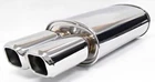 Obx Muffler Dual Square Tips Center Out Stainless SS304 New. Price: $129.99.