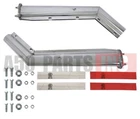 Mud Flaps Hanger Volvo Vnl 45 Deg Silver 1-1/8 Bolt Pattern One Pair New. Price: $209.99.