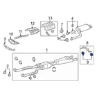 For Lexus LS460 2007-2017 1756507040 Exhaust System Hanger New. Price: $20.86.