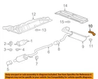 Gm Oem 17-19 Cruze Exhaust Components-muffler Wtpipe Hanger 39112907 New. Price: $28.16.