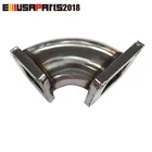 Emusa T3 To T4 4-BOLT Stainless Steel 90 Degree Elbow Flange Conversion Adapter New. Price: $38.98.