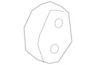 Genuine Subaru Muffler Insulator 44066AL01A New. Price: $20.22.