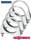 Qwork U-bolt Muffler Tip Exhaust Hook, 4 Pack 3" Od Universal Silencer New. Price: $29.28.