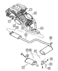 Genuine Mopar Exhaust Bracket 4581005AC New. Price: $22.01.