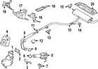 Genuine Mitsubishi Front Pipe Bracket 1577A273 New. Price: $53.12.