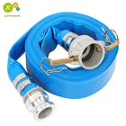 1-1/2" X 25/50/100 Ft Blue Pvc Irrigation Discharge Hose W/ Aluminum Connectors New. Price: $62.43.