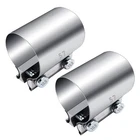 Dianrui 2PCS Butt Joint Stainless Steel Clamp BAND,2.25" Universal Wide... New. Price: $25.16.