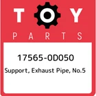 17565-0D050 Toyota Support, Exhaust Pipe, NO.5 175650D050, New Genuine Oem Part. Price: $17.42.
