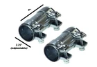 Vw Dual Clip Muffler Exhaust Clamp Set Of Two 2.25 Inch New. Price: $43.81.