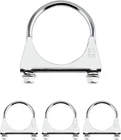 Qwork Stainless Steel U-bolt Muffler/exhaust Clamp (2.5" 2-1/2, 4 Pack New. Price: $24.82.