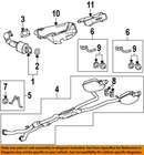 Gm Oem 10-14 Cts Exhaust System Components-muffler Pipe Hanger 20895810 New. Price: $41.53.