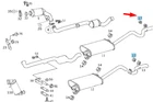 New Mercedes-benz Ml W163 Exhaust System Suspension Ring A1634920044 Genuine Neu. Price: $21.87.