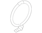 Genuine Porsche Catalytic Converter Clamp 9P1-253-725-A New. Price: $65.18.