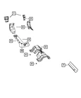 Genuine Mopar Trailer Hitch Nut 6104710AA New. Price: $12.03.