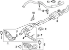 Genuine Ford Exhaust System Hanger Bracket MB3Z-5260-G New. Price: $70.76.